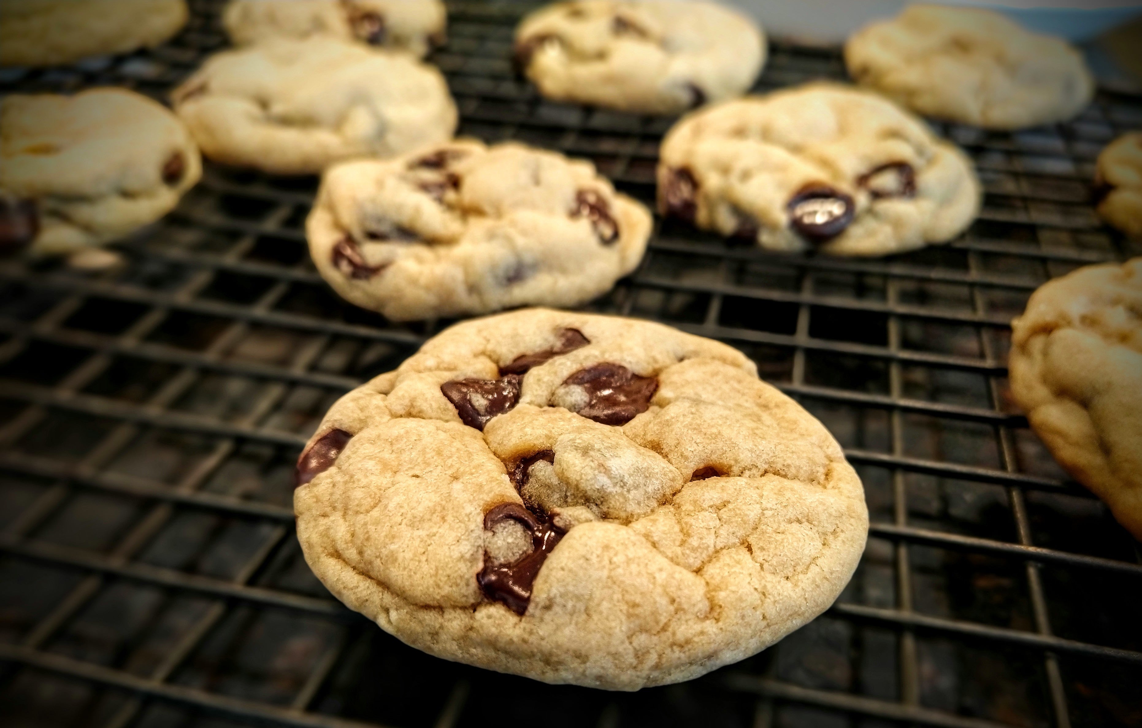 Esther's Chewy Chocolate Chip Cookie - Cooling